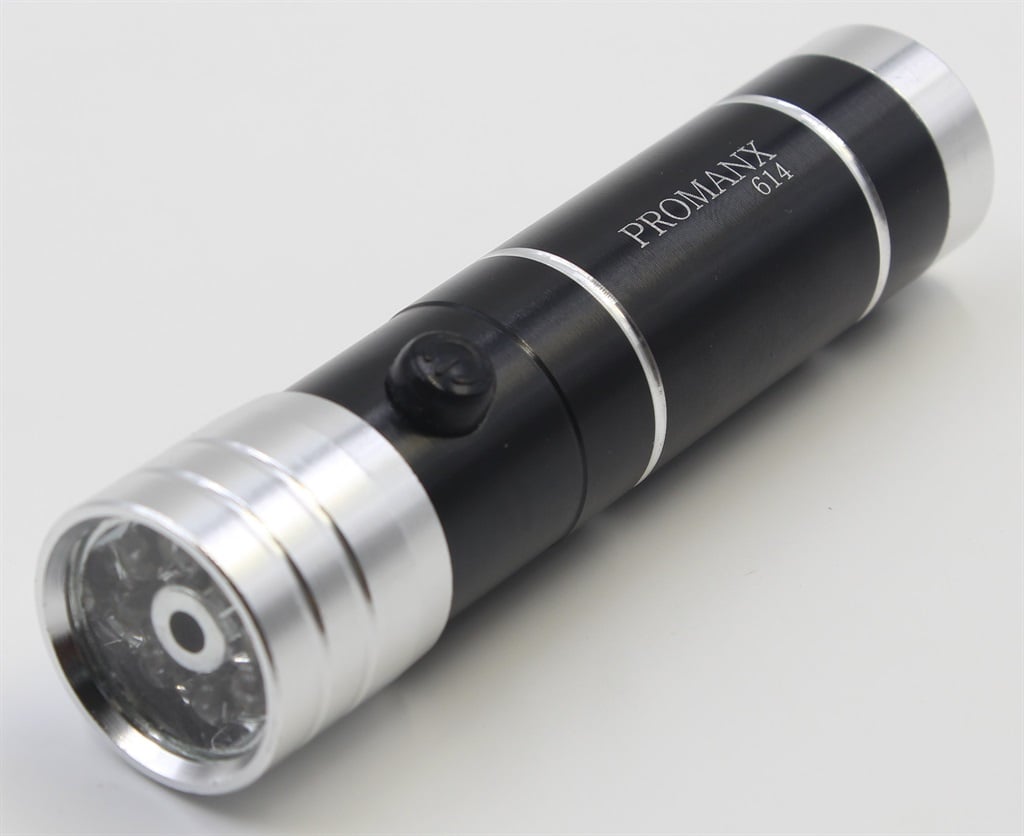 LINTERNA LED CON LASER 614